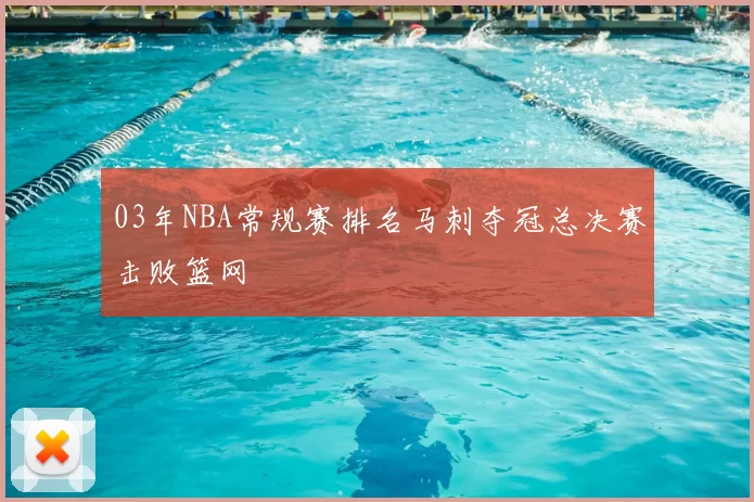 03年NBA常规赛排名马刺夺冠总决赛击败篮网
