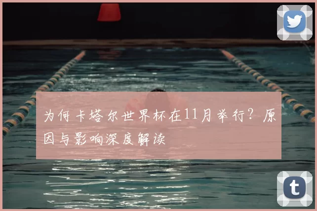 为何卡塔尔世界杯在11月举行？原因与影响深度解读