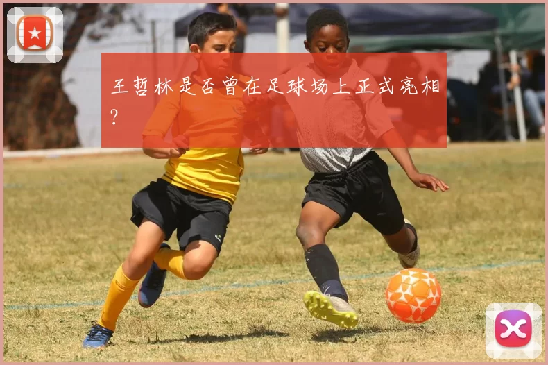 王哲林是否曾在足球场上正式亮相？