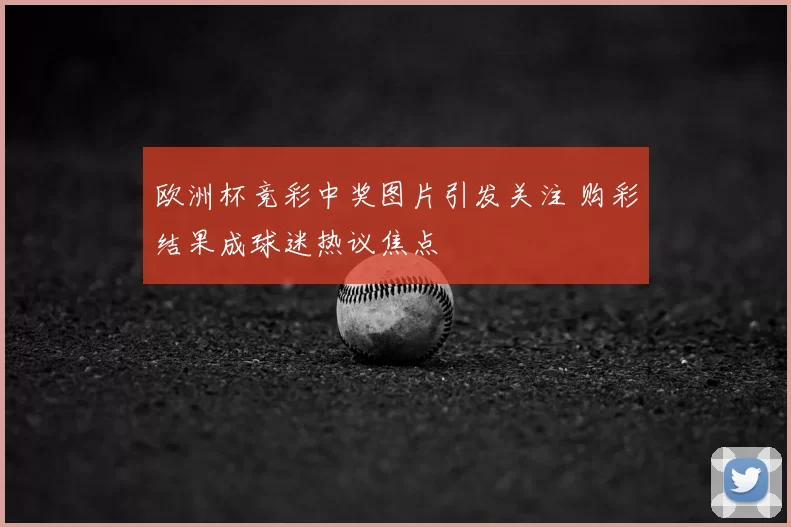 欧洲杯竞彩中奖图片引发关注 购彩结果成球迷热议焦点